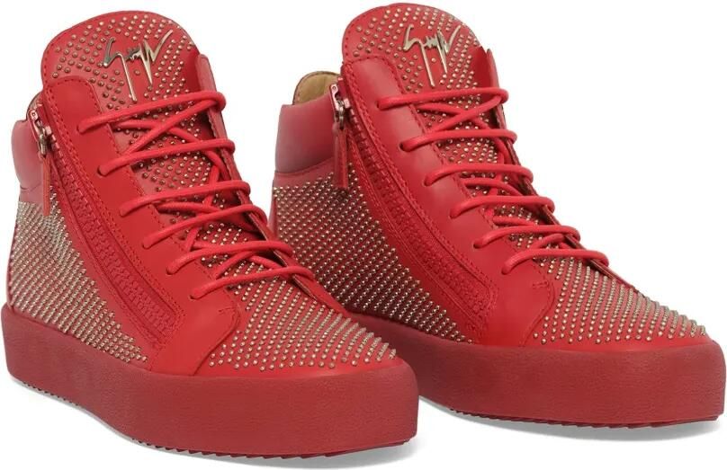 Giuseppe Zanotti Connor mid-top sneakers Rood - Foto 3