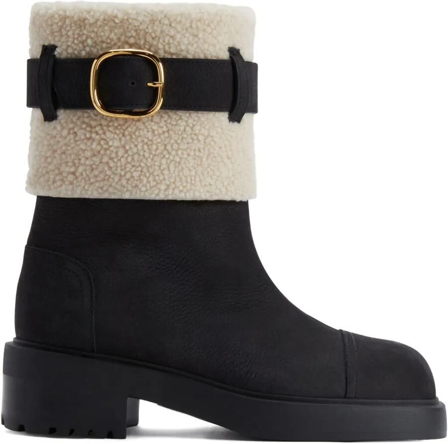 Giuseppe Zanotti Courmayeur enkellaarzen Zwart