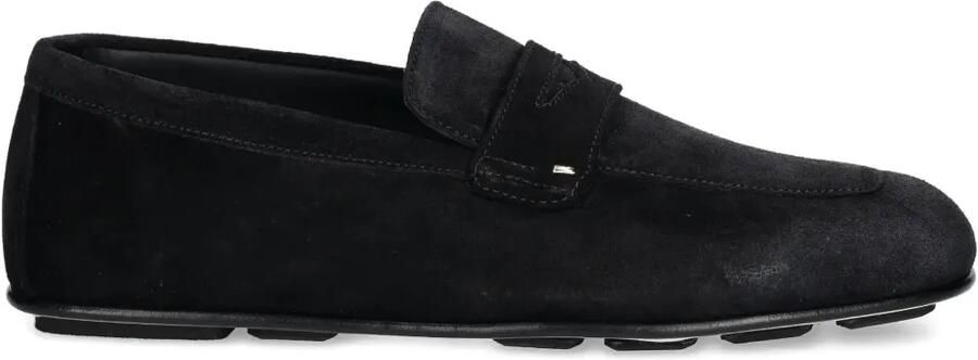 Giuseppe Zanotti Cristophe suède loafers Zwart
