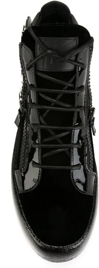 Giuseppe Zanotti 'Cruel' mid-top sneakers Zwart