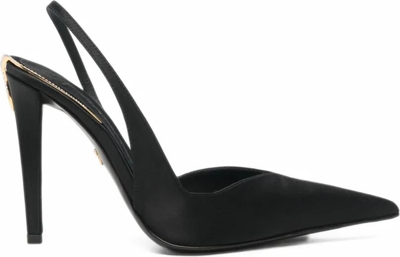 Giuseppe Zanotti crystal-embellished slingback pumps Zwart