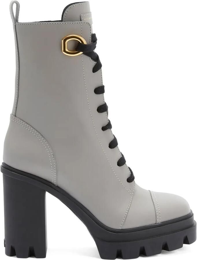 Giuseppe Zanotti Cubalibre enkellaarzen Grijs