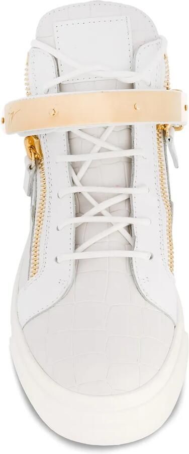 Giuseppe Zanotti 'Dan' hi-top sneakers Wit