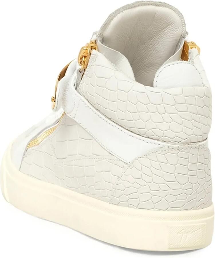 Giuseppe Zanotti 'Dan' hi-top sneakers Wit - Foto 2