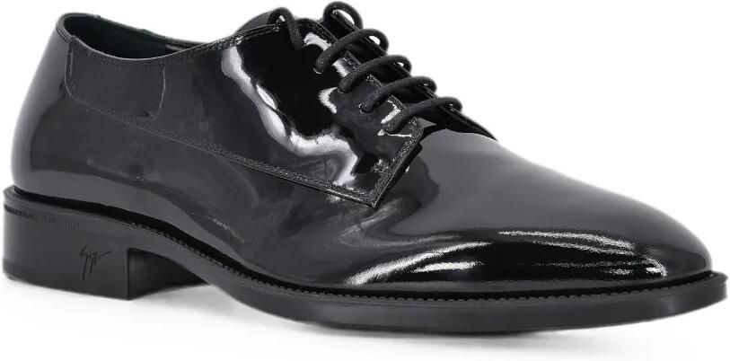 Giuseppe Zanotti Derby schoenen van lakleer Zwart - Foto 4