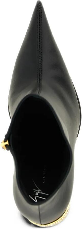 Giuseppe Zanotti Desire crystal-embellished ankle boots Zwart - Foto 4