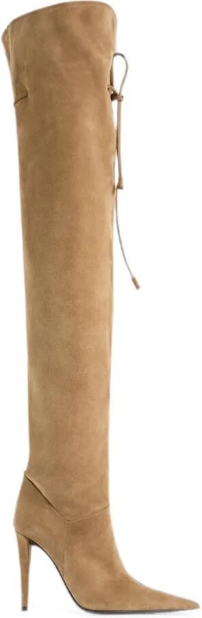 Giuseppe Zanotti Desire laarzen 105 mm Beige