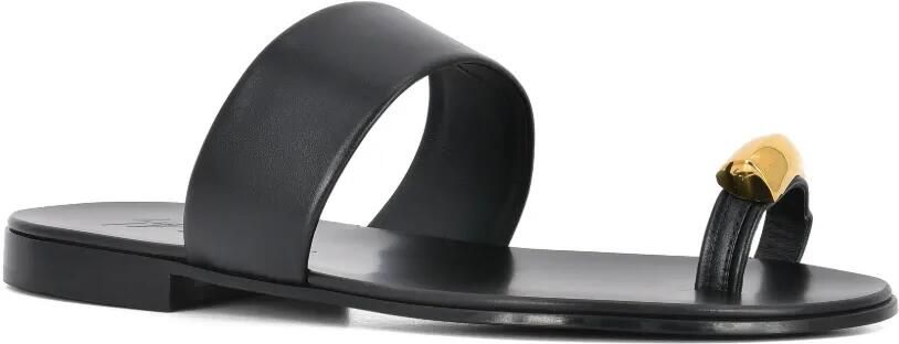 Giuseppe Zanotti Desmond leren sandalen Zwart - Foto 4