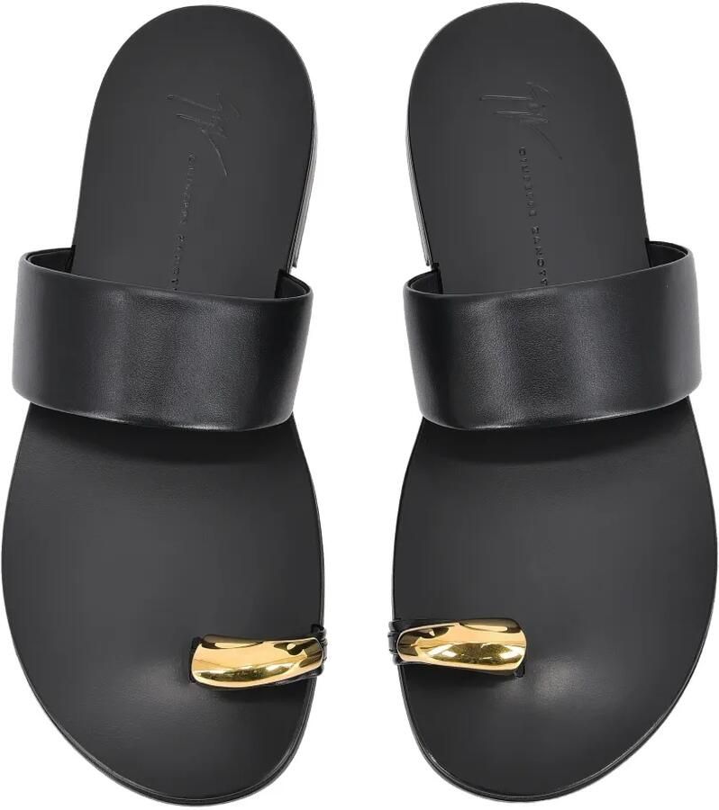 Giuseppe Zanotti Desmond leren sandalen Zwart - Foto 2