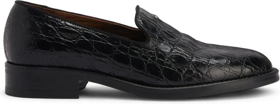 Giuseppe Zanotti Dories leren loafers Zwart