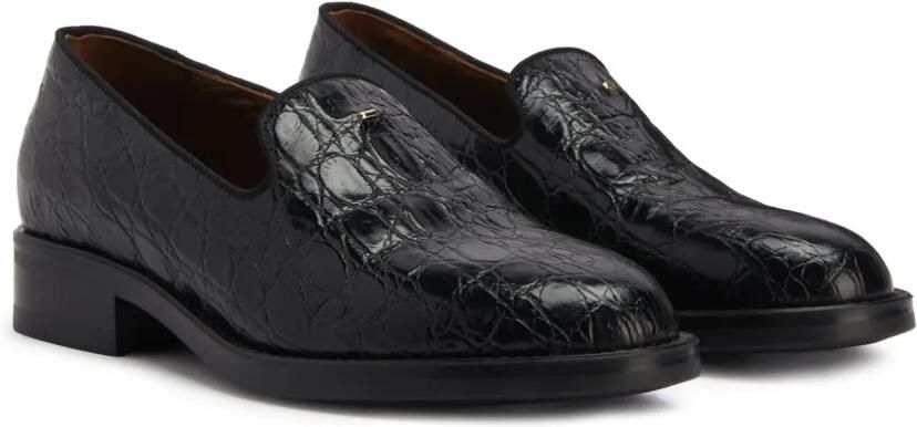 Giuseppe Zanotti Dories leren loafers Zwart - Foto 4