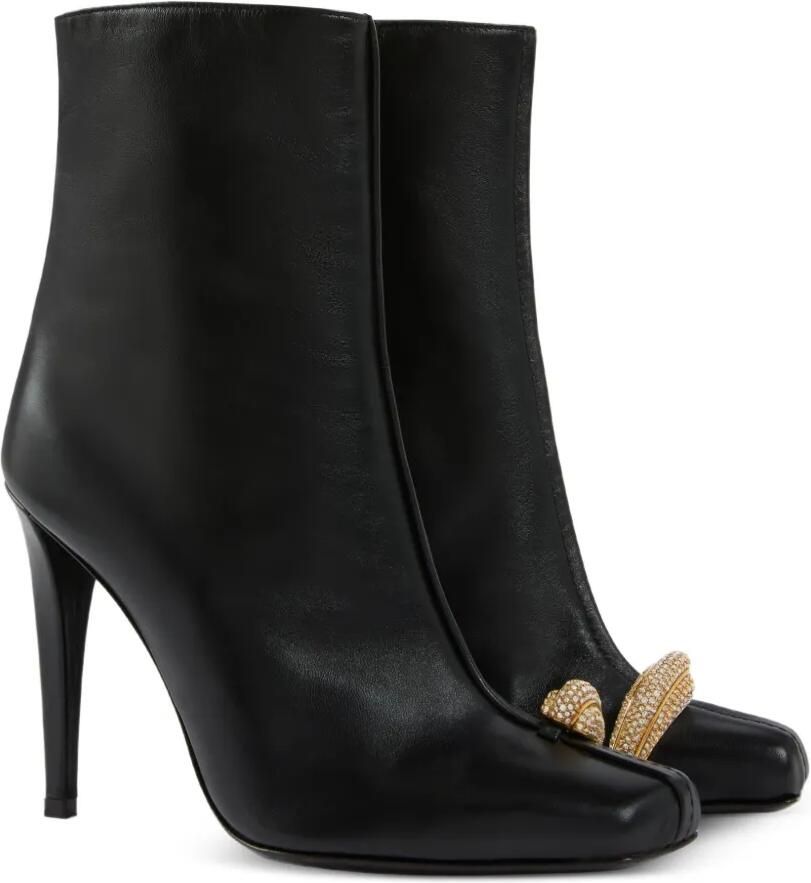 Giuseppe Zanotti Enigme enkellaarzen Zwart - Foto 3