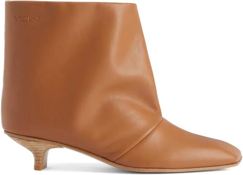 Giuseppe Zanotti Enkellaarzen met puntige neus Bruin