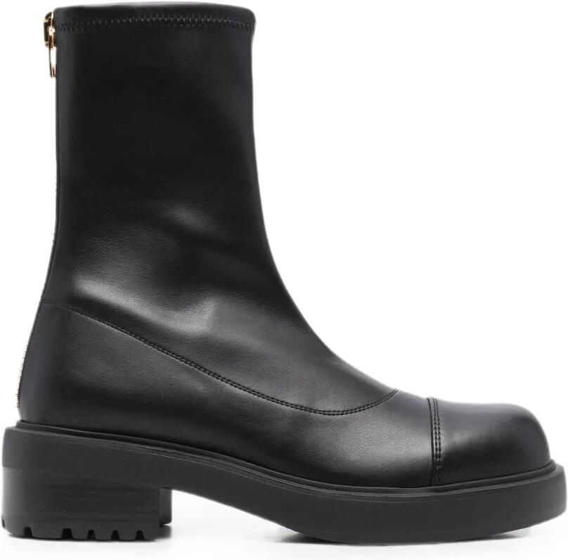 Giuseppe Zanotti Enkellaarzen verfraaid met rits Zwart
