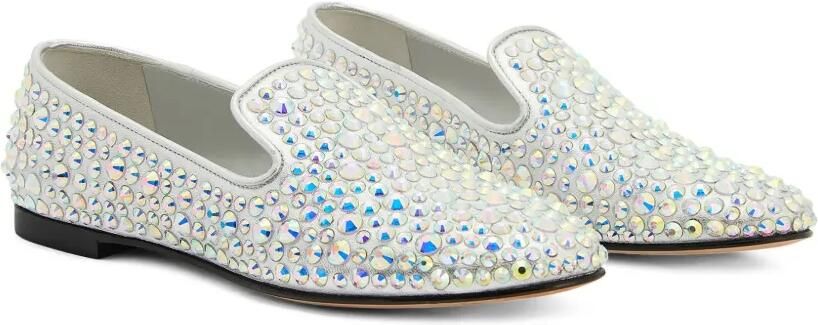 Giuseppe Zanotti Evangeline loafers verfraaid met stras Zilver - Foto 4