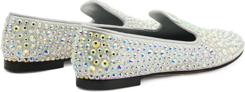 Giuseppe Zanotti Evangeline loafers verfraaid met stras Zilver - Foto 5