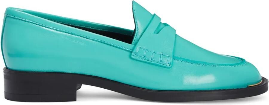 Giuseppe Zanotti Farridha leren loafers Groen