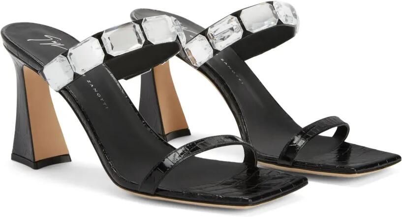 Giuseppe Zanotti Flaminia sandalen met vierkante neus Zwart - Foto 5