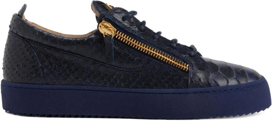 Giuseppe Zanotti Frankie sneakers met print Blauw