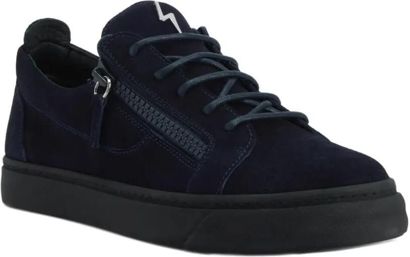 Giuseppe Zanotti Frankie sneakers met rits Blauw - Foto 4