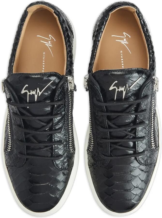 Giuseppe Zanotti Frankie sneakers met rits Zwart - Foto 2