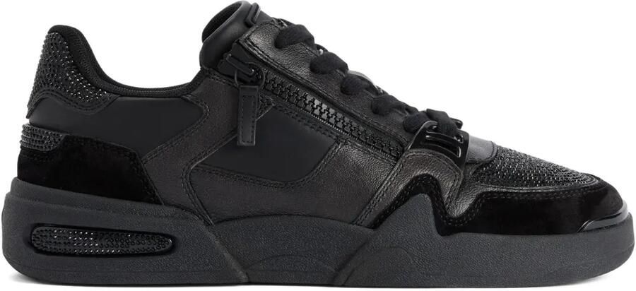 Giuseppe Zanotti Frankie sneakers verfraaid met kristallen Zwart