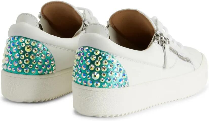 Giuseppe Zanotti Gail leren sneakers Wit - Foto 2