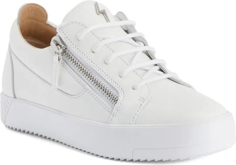 Giuseppe Zanotti Gail sneakers met rits Wit