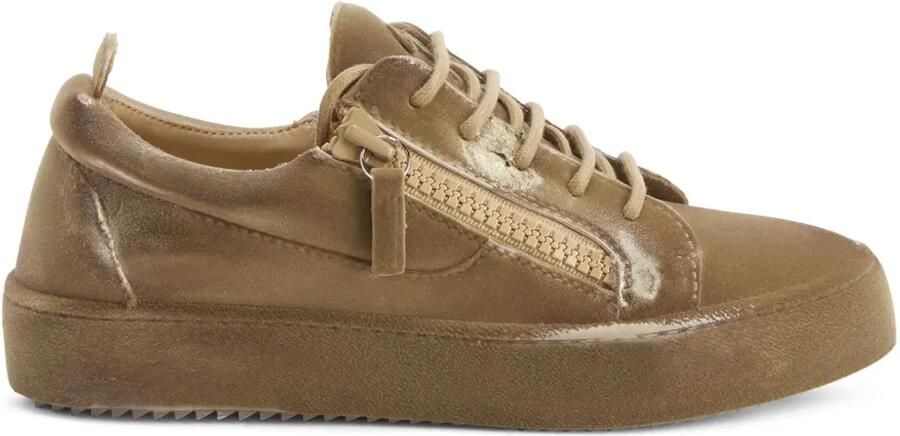 Giuseppe Zanotti Gail suède sneakers Beige