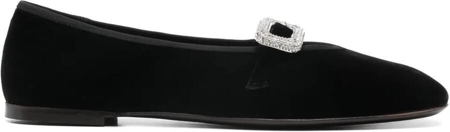 Giuseppe Zanotti Georgia ballerina's met strik Zwart