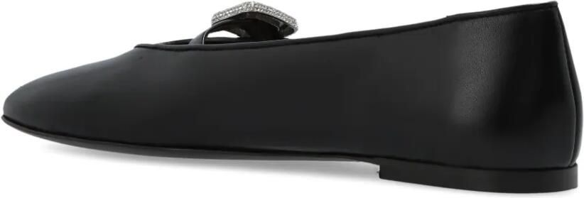Giuseppe Zanotti Georgia ballerina's met strik Zwart - Foto 4