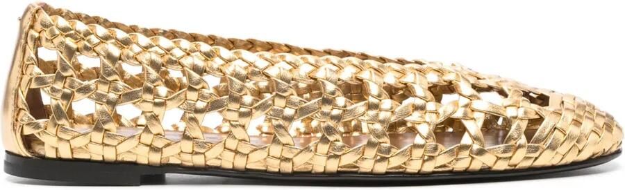 Giuseppe Zanotti Georgia Cage ballerina's Goud