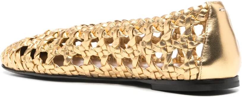 Giuseppe Zanotti Georgia Cage ballerina's Goud - Foto 5