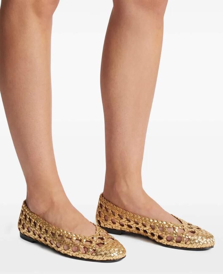 Giuseppe Zanotti Georgia Cage ballerina's Goud - Foto 2