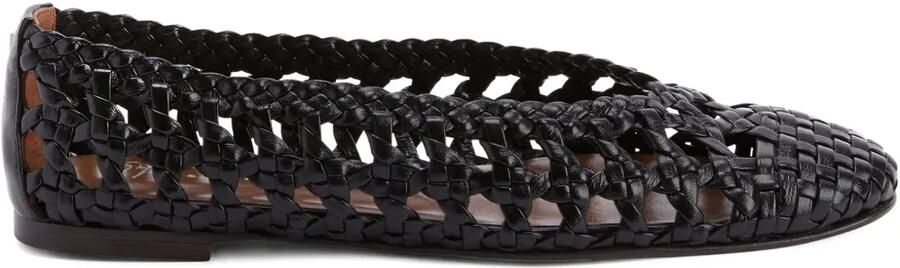 Giuseppe Zanotti Georgia Cage ballerina's Zwart