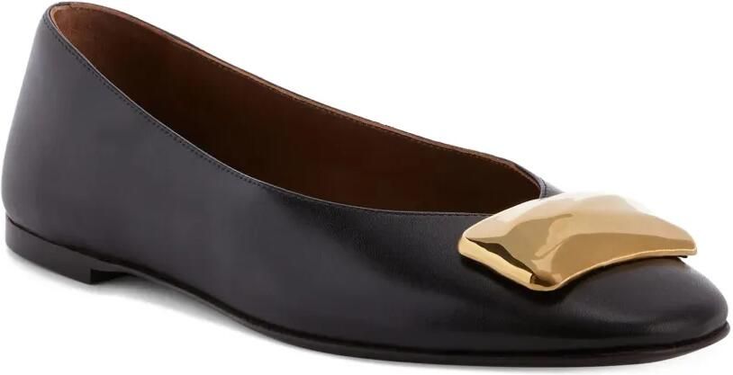Giuseppe Zanotti Georgia Stone ballerina's Zwart - Foto 5