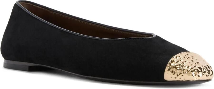 Giuseppe Zanotti Georgia suède ballerina's Zwart - Foto 2