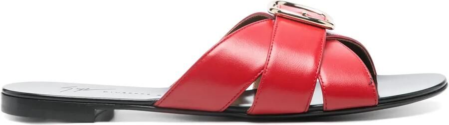 Giuseppe Zanotti Geraldhine slippers Rood