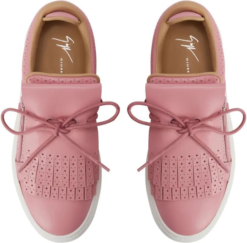 Giuseppe Zanotti GZ-94 leren sneakers met geperforeerde details Roze - Foto 2