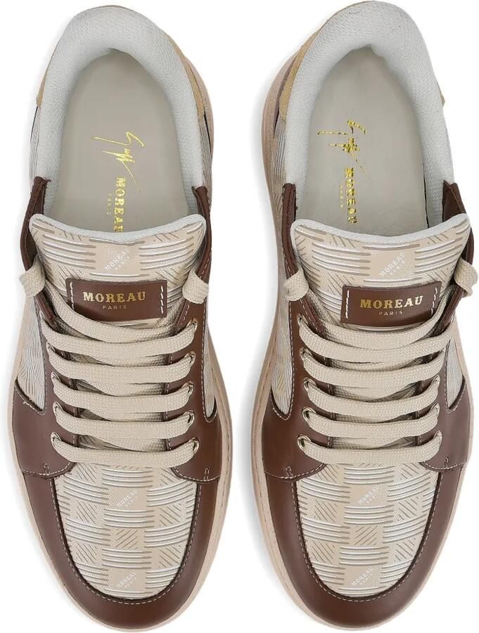 Giuseppe Zanotti GZ Biarritz sneakers met monogram Beige - Foto 2