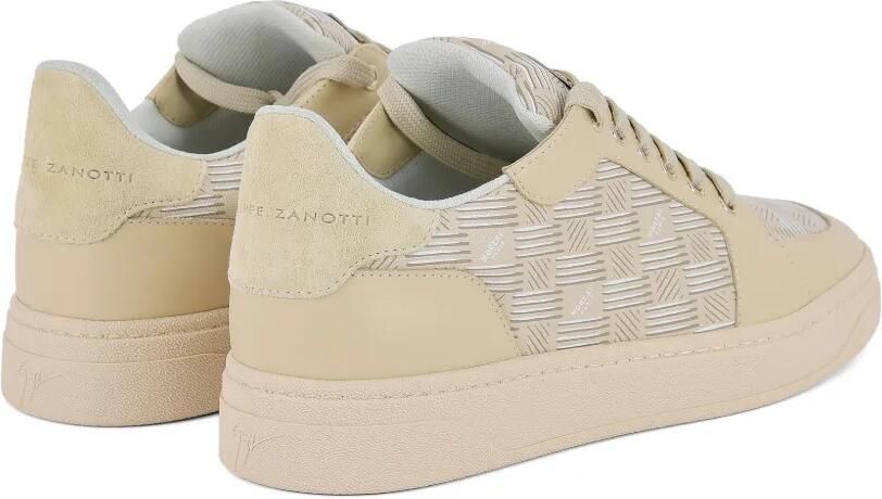 Giuseppe Zanotti GZ Biarritz sneakers met monogramprint Beige - Foto 4