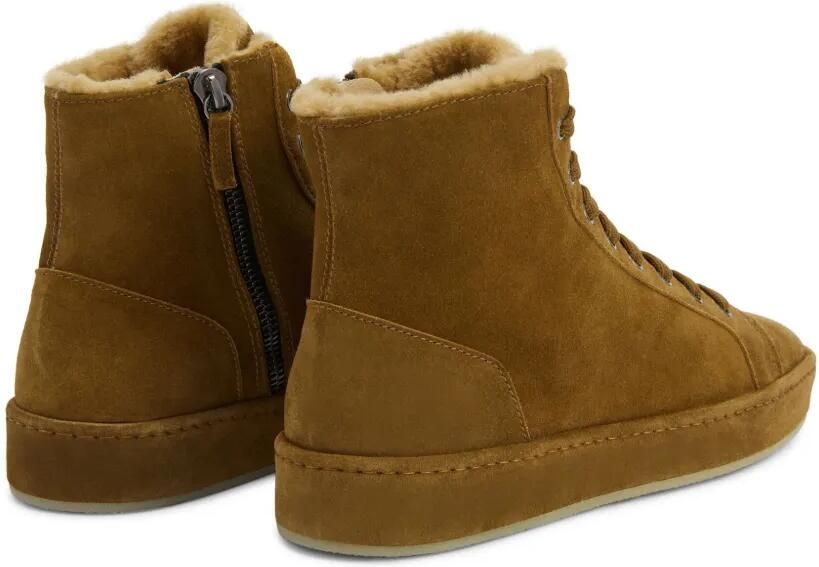 Giuseppe Zanotti GZ-City suède high-top sneakers Bruin - Foto 3