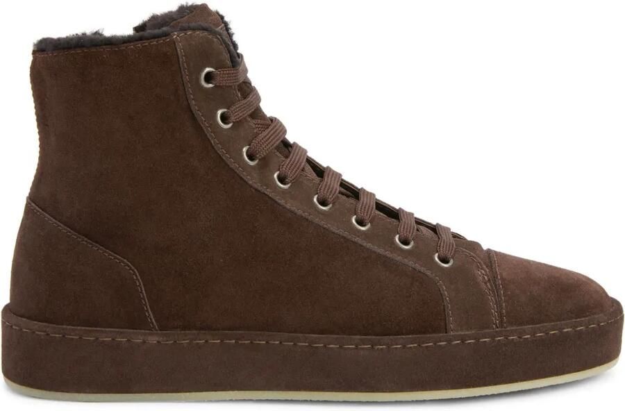 Giuseppe Zanotti GZ-City suède high-top sneakers Bruin