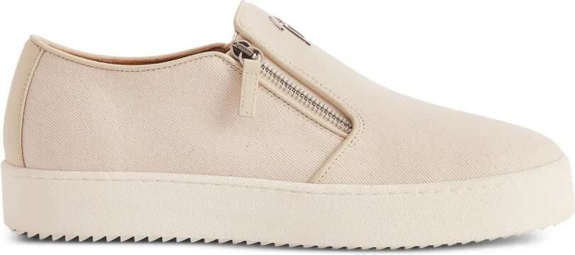 Giuseppe Zanotti Gz-Cobe sneakers met ritssluiting Beige - Foto 1
