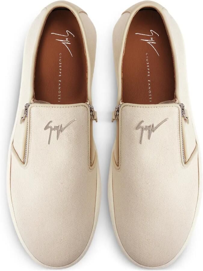 Giuseppe Zanotti Gz-Cobe sneakers met ritssluiting Beige - Foto 2