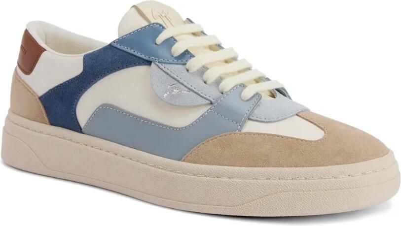 Giuseppe Zanotti Gz leren low-top sneakers met colourblocking Wit - Foto 4