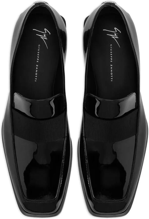 Giuseppe Zanotti Gz-Lucky loafers met vierkante neus Zwart - Foto 2