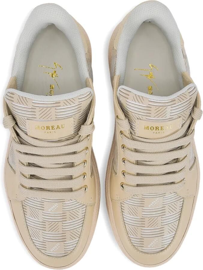 Giuseppe Zanotti GZ Moreau sneakers met monogramprint Beige - Foto 2