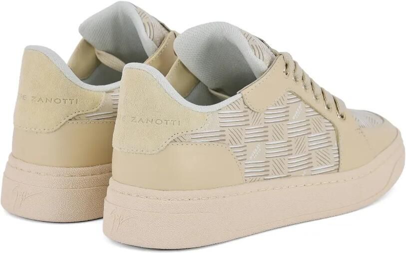 Giuseppe Zanotti GZ Moreau sneakers met monogramprint Beige - Foto 3