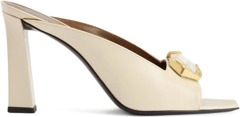Giuseppe Zanotti Gz Mya Iside sandalen met vierkante neus Beige